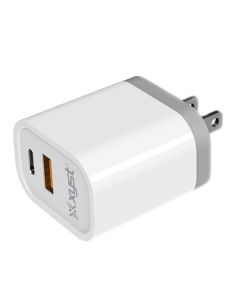 3.4AMP CHRGR USB USBC WHT