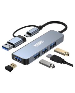 MINEE 4PORT USBA/C HUB